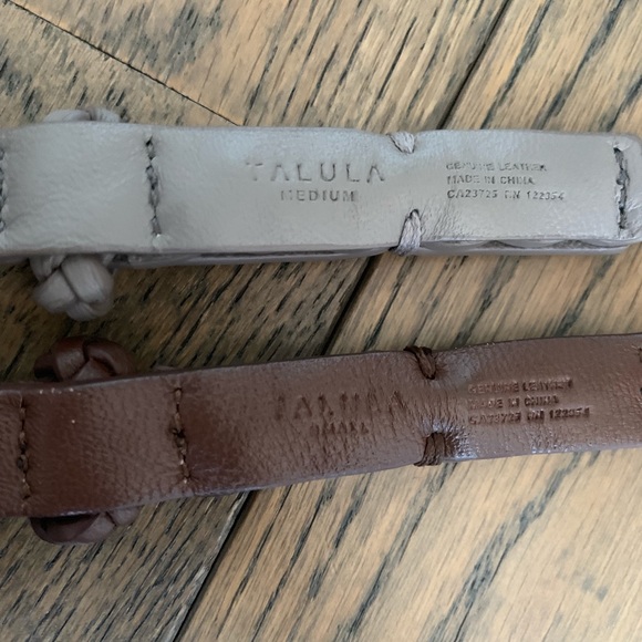 Talula Leather Braided Belts - Picture 3 of 3
